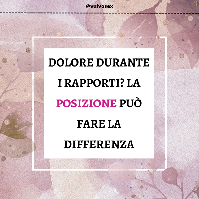 dolore durante i rapporti
