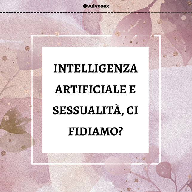 intelligenza artificiale e sex