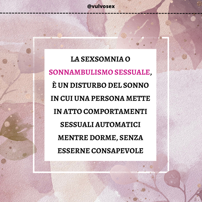 la sexomnia