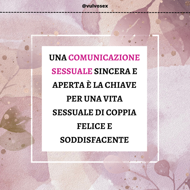 una comunicazione sessuale sincera