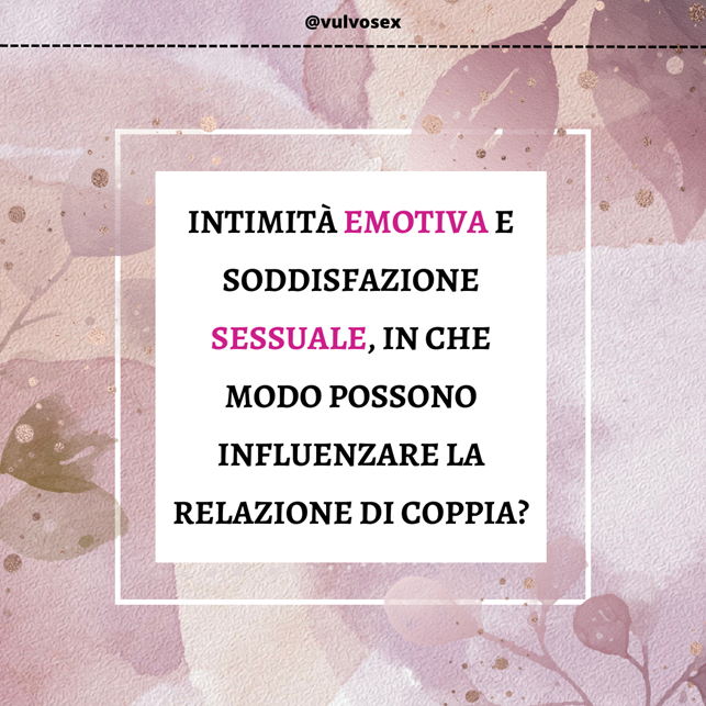 intimità emotiva