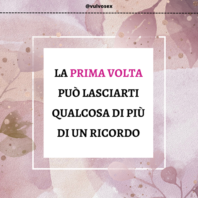 la prima volta