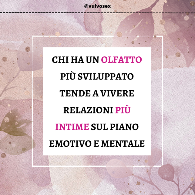 olfatto sviluppato